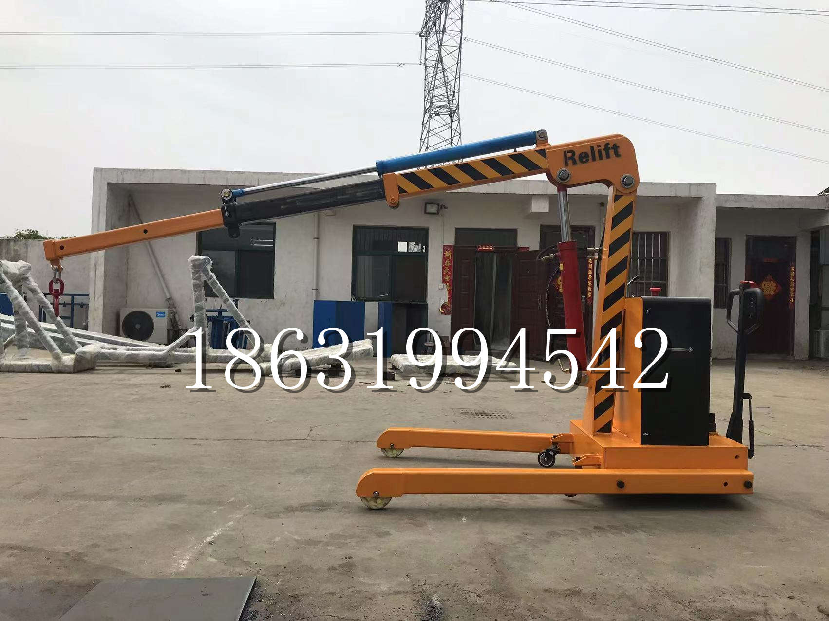 武邑县久征定做3吨三轮随车吊 农用园林绿化移树吊 平板工程用小吊机